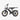 E6 X Moped-Style Fat Electric Bike with Full Suspension in Black