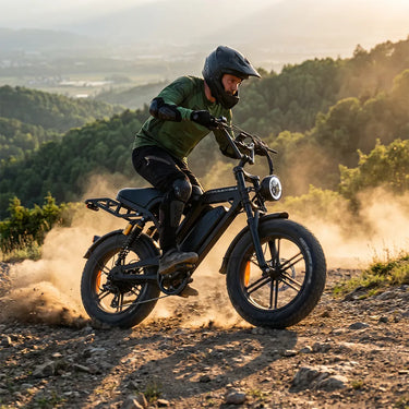 E7 Fat Tire Electric Bike, Full Suspension, 80KM+80KM Long Range